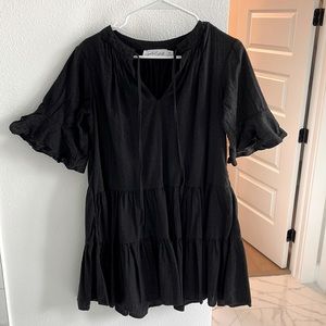 Petal & Pup black mini dress Size XS